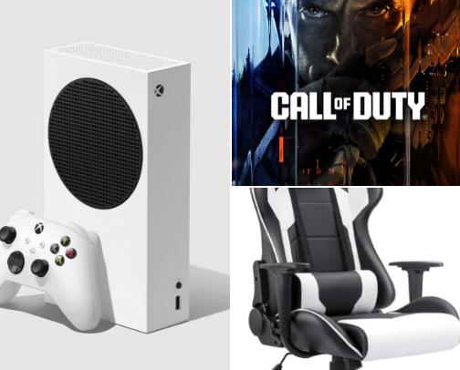 Christmas list from my 10 year old boy. cover photo collage