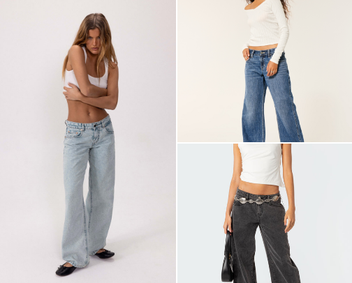 lowrise jeans cover photo collage