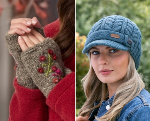 Fingerless Gloves & My Favorite Hats cover photo collage