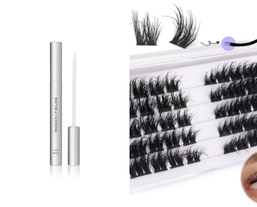 Lashes cover photo collage