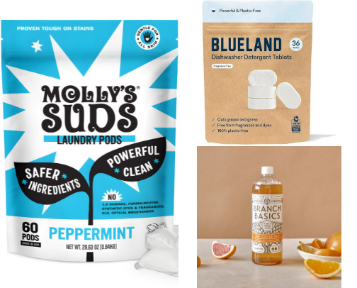 Non-Toxic Cleaning Products That Actually Work cover photo collage