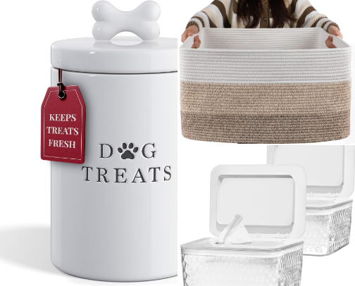 Minimalist Living Room Pet Organization cover photo collage