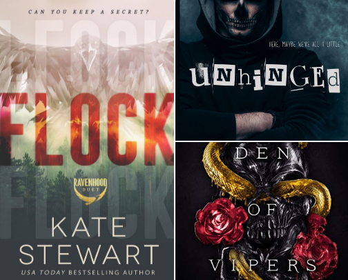 The Ultimate Dark Romance Reading List: Why Choose & Love Triangles cover photo collage