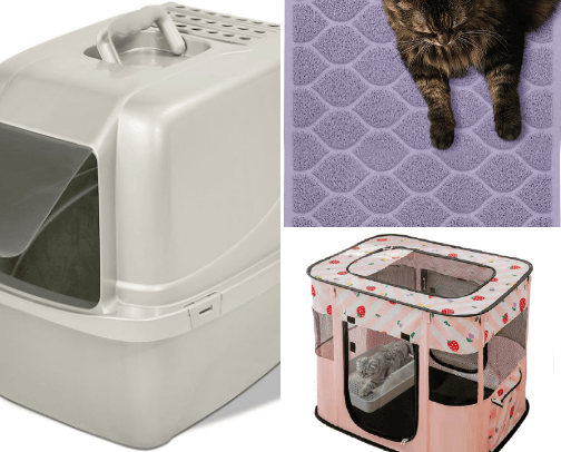 Cat Pawrent Must Haves 🐱 cover photo collage