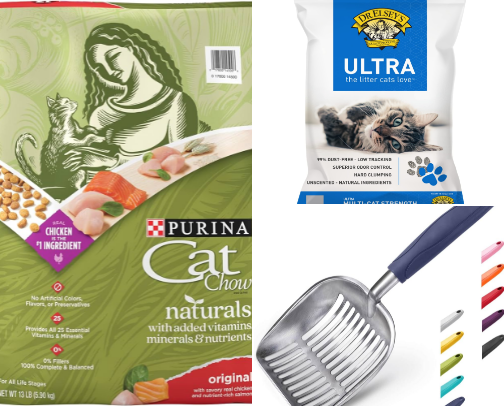 Cat Pawrent Must Haves 🐱 cover photo collage