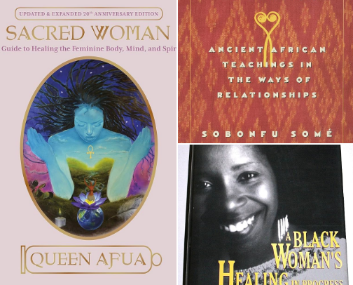 Books That Healed Me: Spirituality, Womanhood & Becoming Whole cover photo collage