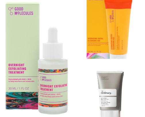 Skin Care Finds cover photo collage