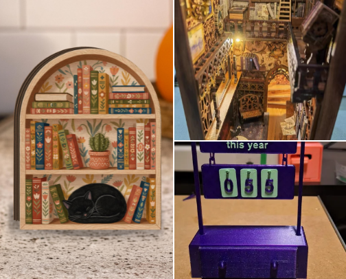 Bookish Decorations and Accessories 📚 cover photo collage