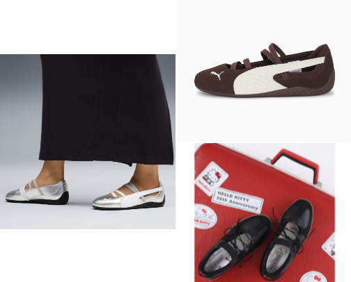 Lovely Balerna Sneakers. cover photo collage