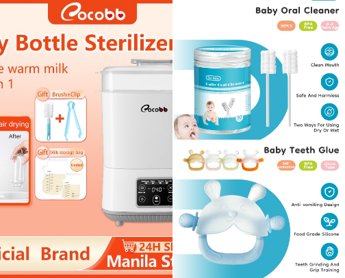 💗 Mommy & Baby Essentials cover photo collage