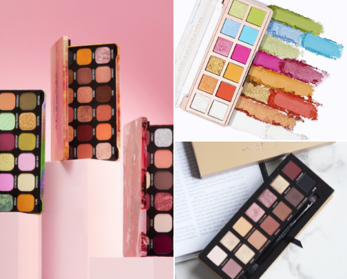 Make up palettes: Color Canvas cover photo collage