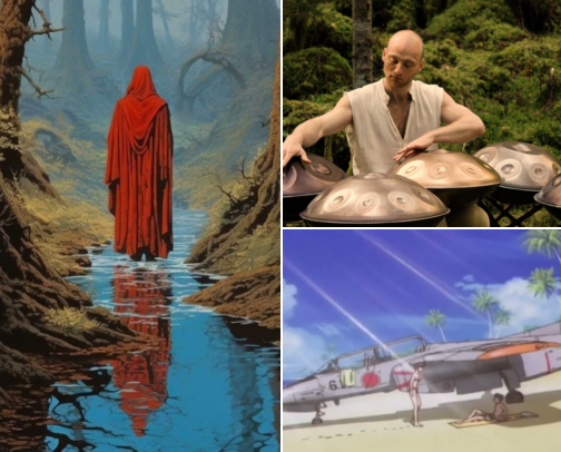 Background Music - Keep a beat in your head cover photo collage