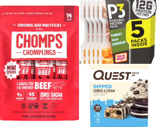 Protein Packed Snacks for On-the-Go cover photo collage