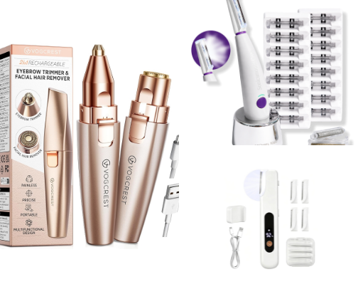 Smooth Face Club: Dermaplaning, Shaving & Hair Hacks cover photo collage