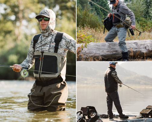 Grundens; Clothes for the outdoor sportsmen cover photo collage