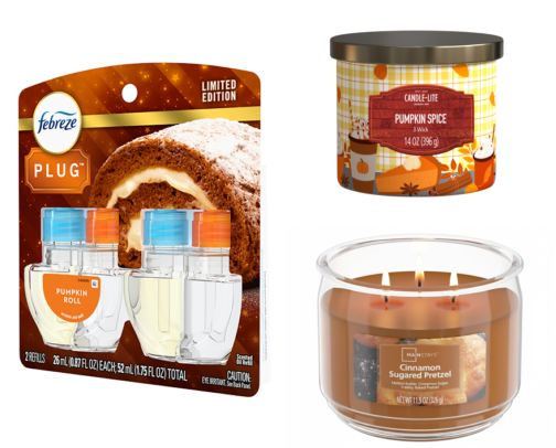 My Fall Home Scent Collection cover photo collage