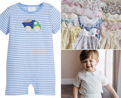 Old Fashioned Baby Outfits cover photo collage