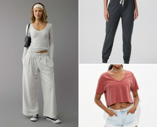 My work-from-home comfiest clothing favs cover photo collage