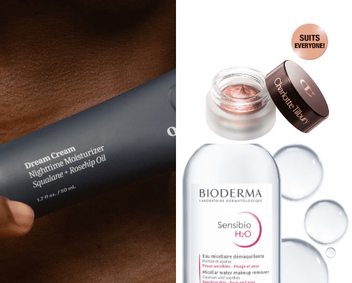 Skincare cover photo collage