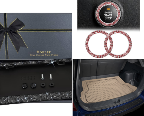 Car accessories cover photo collage