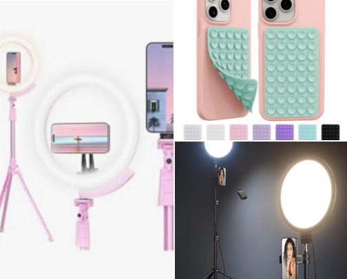 Content creator essentials. cover photo collage