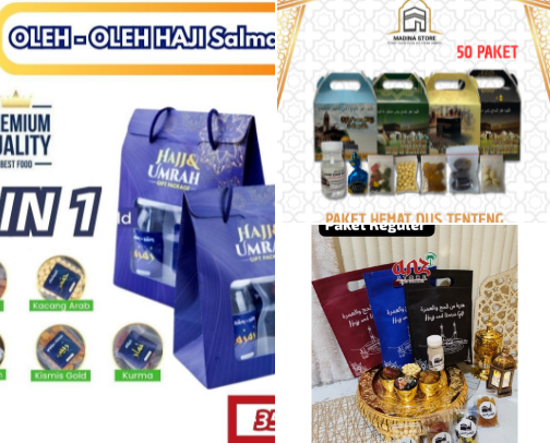 Ide Paket Oleh-Oleh Haji & Umroh Praktis (Grosir & Eceran Murah) cover photo collage