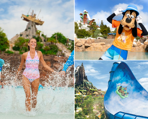 Make a Splash at Florida’s Water Parks cover photo collage