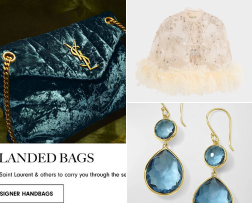 Neiman Marcus: Women's Designer Cashmere Sweaters cover photo collage