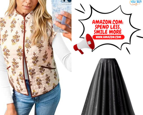 Copy of Tankaneo Cropped Puffer Vest – Trendy Lightweight Layering Essential cover photo collage