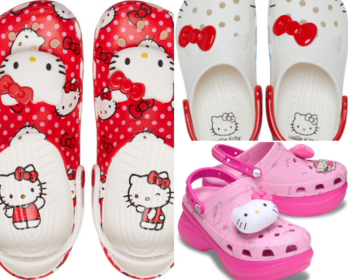 Hello Kitty Crocs & Charms 🎀 cover photo collage