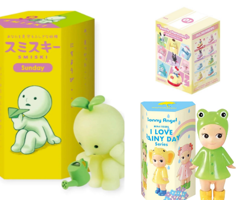 Labubus and other suprise boxes cover photo collage