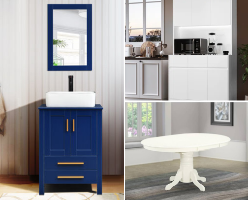 Affordable aesthetic furniture 🛋️ cover photo collage