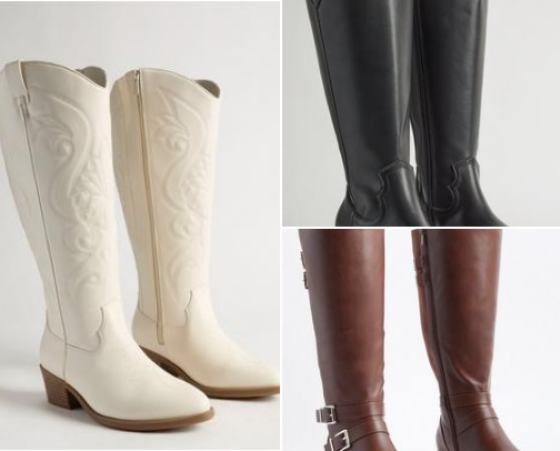 Wide Calf Boots! 👢 cover photo collage