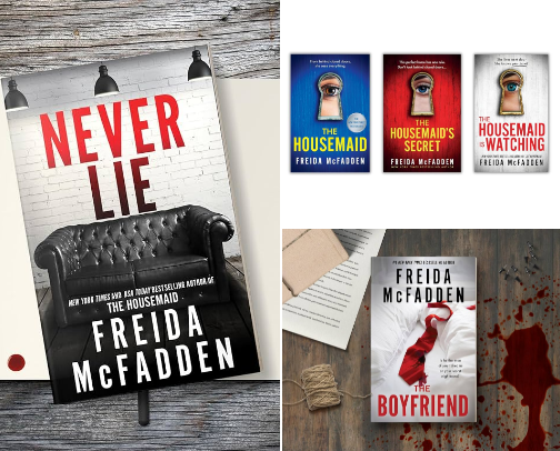 THRILLER BOOKS TO DIE FOR cover photo collage