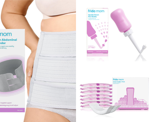 Birth Prep/Hospital Bag/Post-Partum Necessities cover photo collage