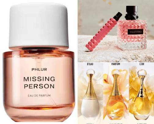 Perfume recommendations cover photo collage