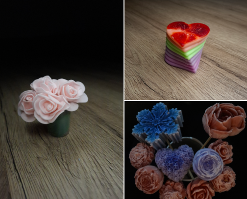 Kerzen und Deko cover photo collage
