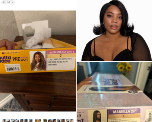 Be a baddie in a good wig cover photo collage