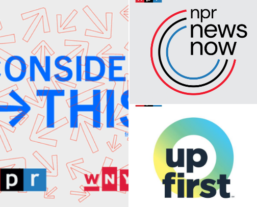 Podcasts I Keep Coming Back To cover photo collage