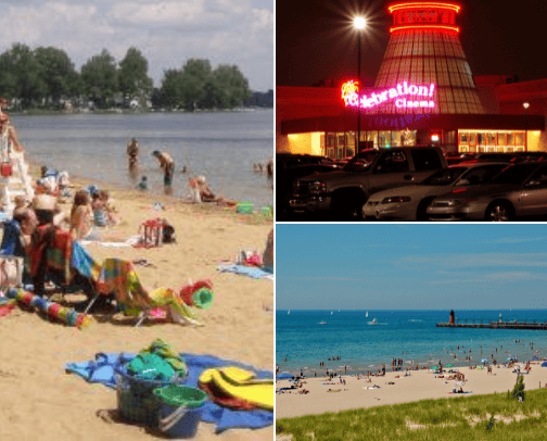 Places for a good time in West Michigan Area! cover photo collage