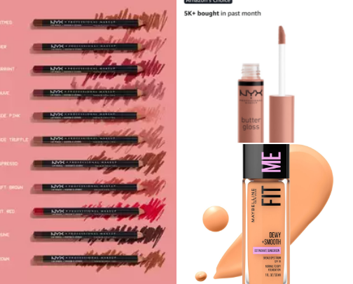 My favorite beauty recs cover photo collage