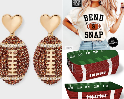 Tailgate Ready: Game Day Glam & Party Essentials cover photo collage