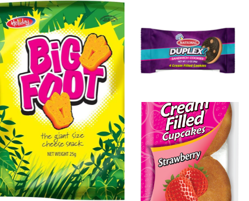 Caribbean snacks and pastries cover photo collage