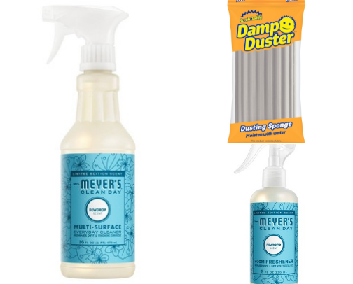 Cleaning products cover photo collage