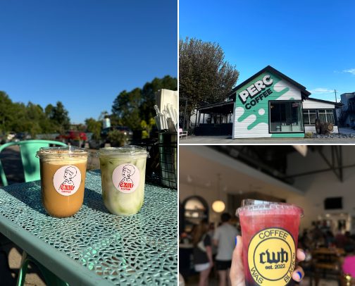 Atlanta coffee shops you must try ☕️ cover photo collage
