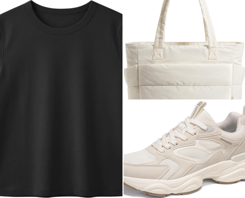 School Drop Off Outfit Inspiration cover photo collage