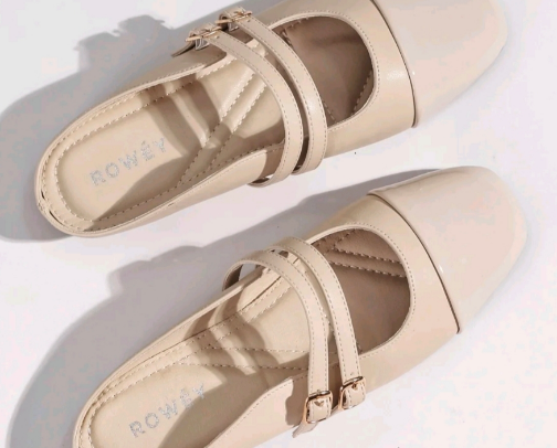 Sepatu flat cover photo collage