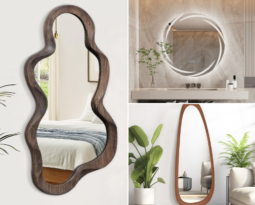 Let's Reflect A Moment: Some of my Favorite Unusual Mirrors cover photo collage