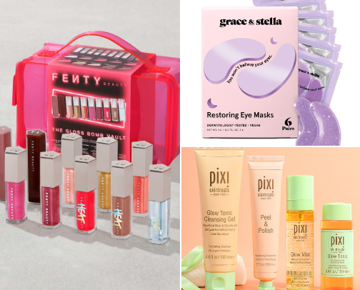 Beauty recs for low-maintenance girls cover photo collage