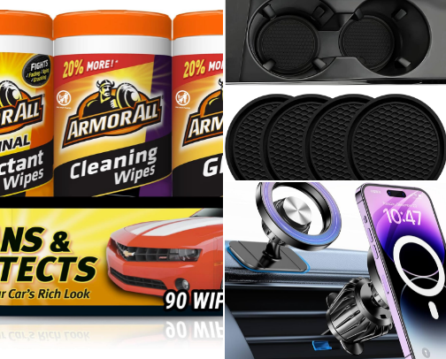 Car Must-Haves cover photo collage